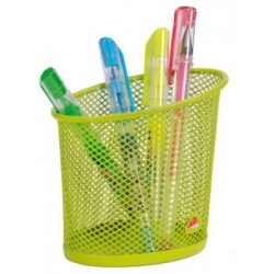 POT A CRAYONS METAL MESH VERT