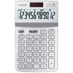 CALCULATRICE BUREAU 12 CH COULEUR BLANC BRILLANT JW200TW