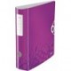 CLASSEUR A LEVIER POLYPRO TRES RESISTANT OUVRE A 180 °DOS 8  500F WOW VIOLET