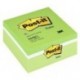 BLOC REPOSITIONNABLE  CUBE POST-IT 400 FLE 76x76 ASS VERT BP912