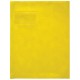 PROTEGECAHIER 17X22 SANS RABATS PVC 9100 OPAQUE JAUNE x 25