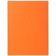 PROTEGECAHIER 17X22 SANS RABATS PVC 9100 OPAQUE ORANGE x 25
