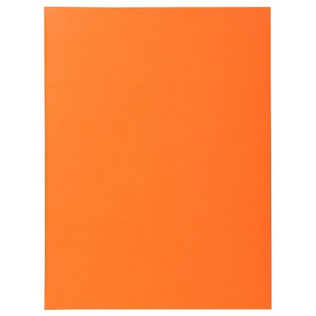 PROTEGECAHIER 17X22 SANS RABATS PVC 9100 OPAQUE ORANGE x 25