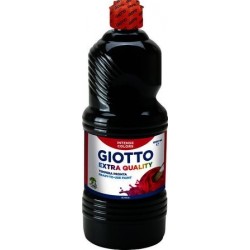 GOUACHE GIOTTO PAINT EXTRA QUALITY super concentrée Flacon 1L - noir 533424