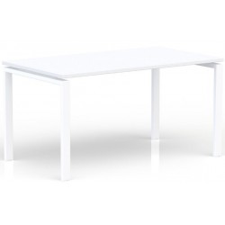 Bureau rectangulaire L.140 x P. 80 cm Blanc