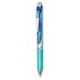 STYLO ROLLER ENERGEL RETRACTABLE PTE METAL BL 77 BLEU CIEL BL77-SX