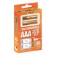 PACK DE 2 PILES RECHARGEABLES LR03 AAA +CORDON MICRO USB