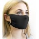 MASQUE TISSU NOIR LAVABLE /ELASTIQUE  *PQT10* +NOTICE UNS1+OEKO TEX