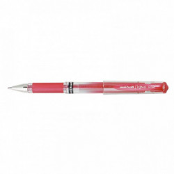 STYLO BILLE GEL UMN 153 ROUGE METAL