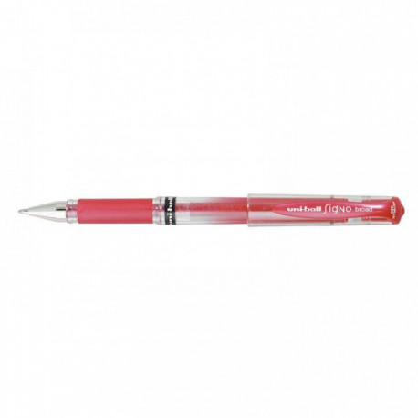 STYLO BILLE GEL UMN 153 ROUGE METAL