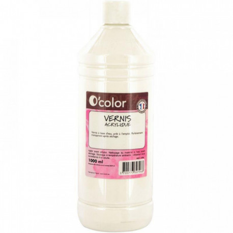 FLACON DE 1 LITRE DE VERNIS ACRYLIQUE