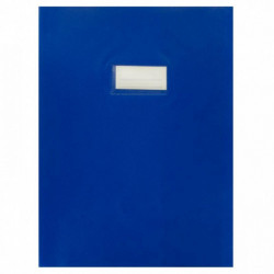 PROTÈGES-CAHIER 21X297 BLEU  *LOT DE 10* 21/100ÈME  PVC