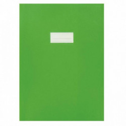 PROTÈGES-CAHIER *LOT DE 10* 21/100ÈME 21X29,7CM PVC VERT