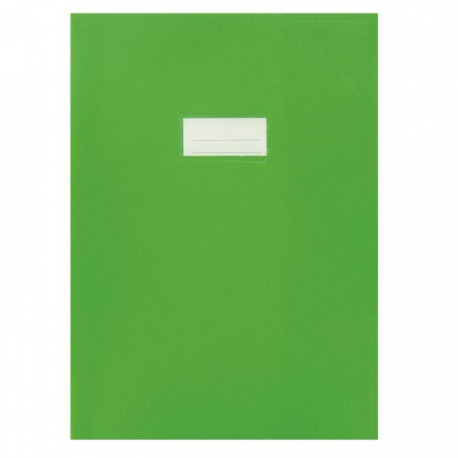 PROTÈGES-CAHIER *LOT DE 10* 21/100ÈME 21X29,7CM PVC VERT