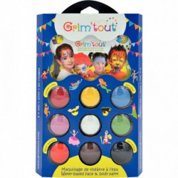 PALETTE CARNAVAL 9 COULEURS GRIM'TOUT OZ