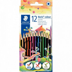 CRAYONS DE COULEUR WOPEX NORIS COLOUR 185 ETUI 12 ASSORTIS 185 C12