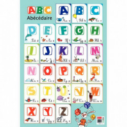 POSTER PVC 76X52CM ABÉCÉDAIRE ALPHABET