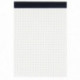 BLOC DE BUREAU 100 FEUILLES 60 G, 5X5 SANS COUVERTURE, 10,5X14,8 CM