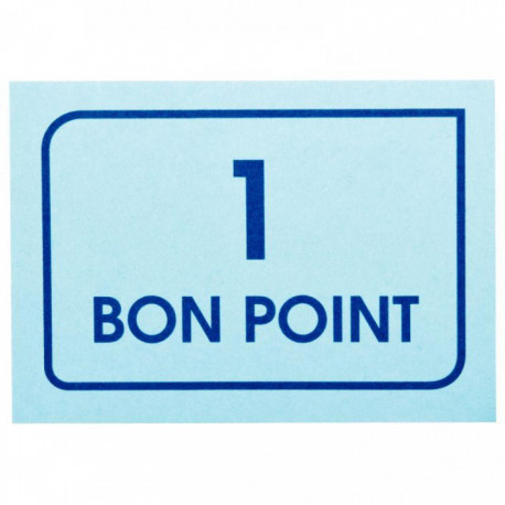 PAQUET DE 20 PLANCHES DE 50 BONS POINTS