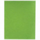 PROTÈGE-CAHIER 2 GRANDS RABATS  FORMAT 18 X 22 CM CARTE LUSTRÉE COLORIS VERT