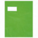 PROTÈGES-CAHIER VERT *PQT10* ÉP.12/100ÈME 17X22 CM PVC