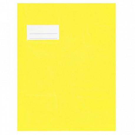 PROTÈGES-CAHIER  17X22 JAUNE *PQT10* ÉP. 21/100ÈME 17X22 CM PVC