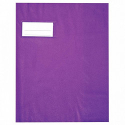 PROTÈGES-CAHIER VIOLET *PQT10* ÉP.21/100ÈME 17X22 CM PVC VIOLET