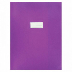 PAQUET DE 10 PROTÈGES-CAHIER ÉPAISSEUR 21/100ÈME 24X32CM PVC VIOLET