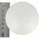 LOT DE 5 BOULES POLYSTYRÈNE BLANCHES 70 MM