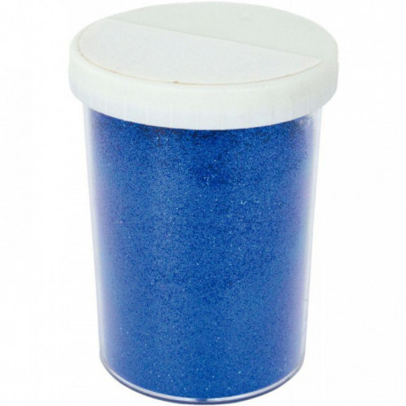 SALIÈRE DE 100 GRAMMES DE POUDRE SCINTILLANTE BLEU