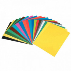 PAQUET DE 10 FEUILLES DE CARTA 50X65 CM 270G ORANGE