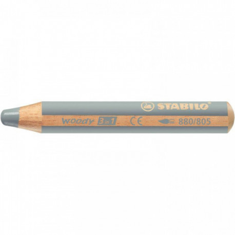 CRAYON DE COULEUR WOODY ARGENT