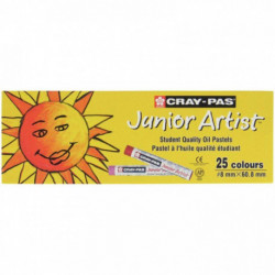 BOÎTE DE 25 PASTELS CRAY-PAS JUNIOR ARTIST  ASSORTIES