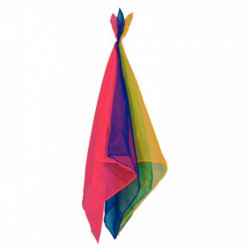 SET 12 FOULARDS JONGLAGE COULEURS ASSORTIES