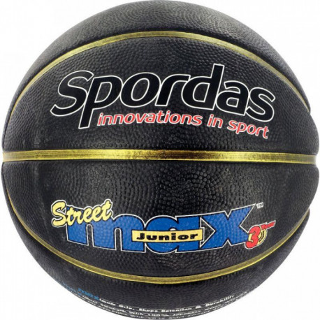 BALLON DE BASKET TAILLE 5 NOIR EXTÉRIEUR