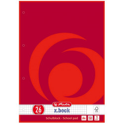 BLOC 21x29,7 100 P 5x5 70g  4 TROUS ECO