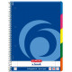 CAHIER SPIRALE   A4 70g 160 pages 4 TROUS  5 ONGLETS  LIGNE