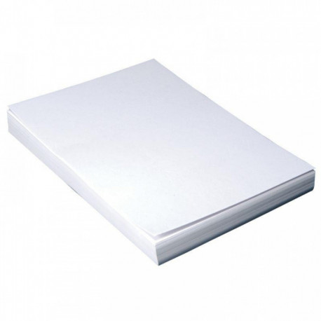 PLAT COUVERTURE GRAIN CUIR A4 BLANC PQT 100 8011100