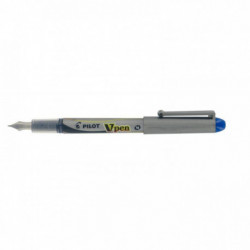 STYLO BLEU PLUME JETABLE PILOT V-PEN PRO