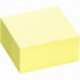 BLOC REPOSITIONNABLE JAUNE  75X75  CUBE 400F ECO  FSC LIKE 