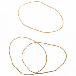 BOÎTE DE 100 G DE BRACELETS BLONDS ÉTROITS, 120 MM