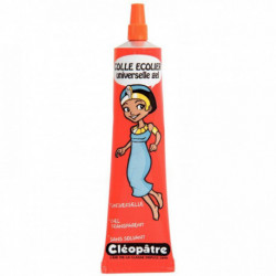 COLLE GEL UNIVERSELLE TUBE 30G CLEOPATRE SANS SOLVANT EMAS FAB FRANCE