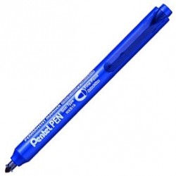 MARQUEUR PERMANENT  PENTEL RETRACTABLE NXS15 BLEU