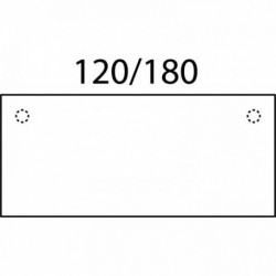 PLAN DROIT L120 X P.80CM PLATEAU CHÊNE BRUNSWICK / PIÈTEMENT ANTHRACITE