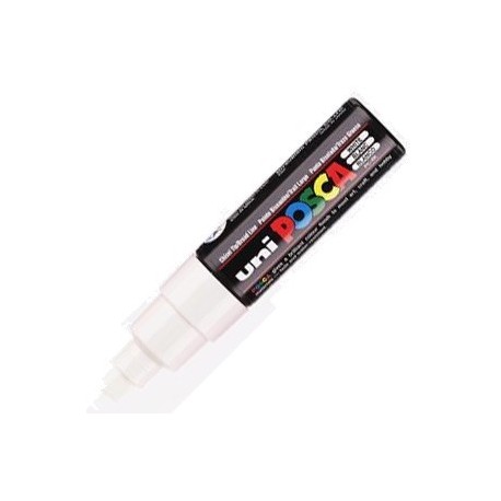 MARQUEUR PEINTURE  UNI POSCA OGIVE BLANC