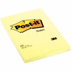 BLOC REPOSITIONNABLE 102X152 JAUNE 100F POST-IT NOTE  PEFC