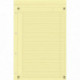 BLOC  A4+ 80G LIGNE JAUNE  PERF 4 TROUS  NOTEPAD  DÉTACHABLES 21X32 OXFORD SCRIBZEE PEFC FAB France 