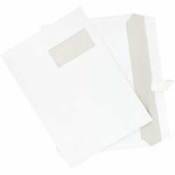 ENVELOPPE 229X324 90G *BTE250** BLANCHES C4 * 75690*F.50X105 BP FAB FRANCE