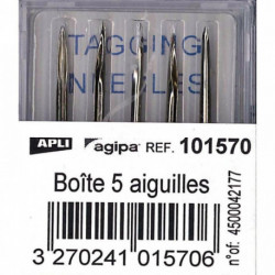 BOÎTE DE 5 AIGUILLES POUR PISTOLET RÉF 101545