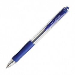 STYLO BILLE RÉTRACTABLE UNI LAKNOCK 1MM BLEU UNIBALL SN100/10 B